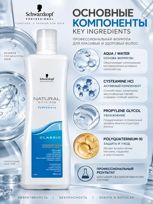 Schwarzkopf professional Natural Styling Лосьон для химической завивки волос №1, вариант, фото 2