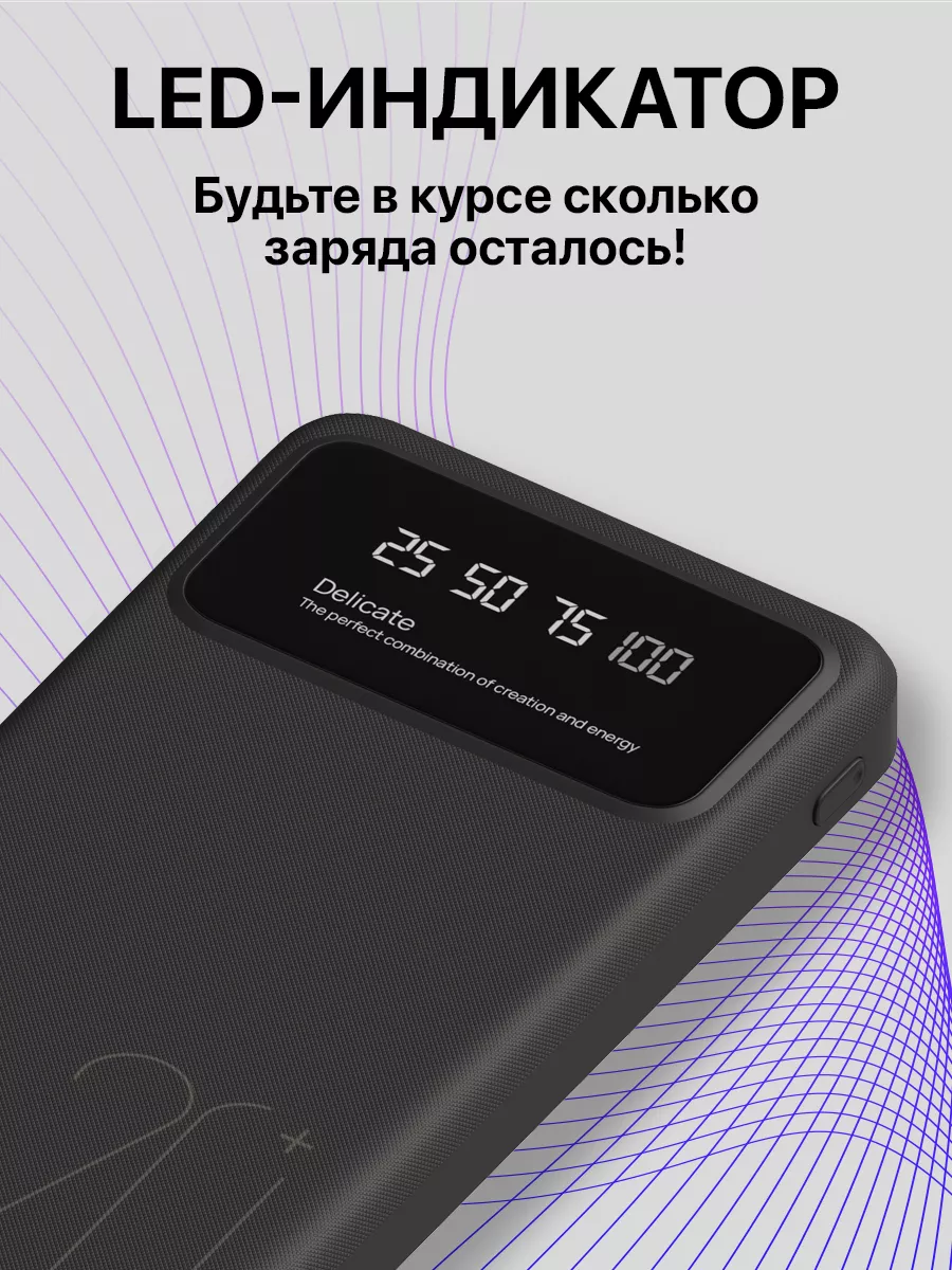 Повербанк 20000mah пауэрбанк power bank HUT 160229126 купить за 694 ₽ в  интернет-магазине Wildberries