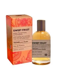 Туалетная вода VEGAN Love Studio Sweet Fruit 100 мл Дельта Парфюм 160240503 купить за 697 ₽ в интернет-магазине Wildberries