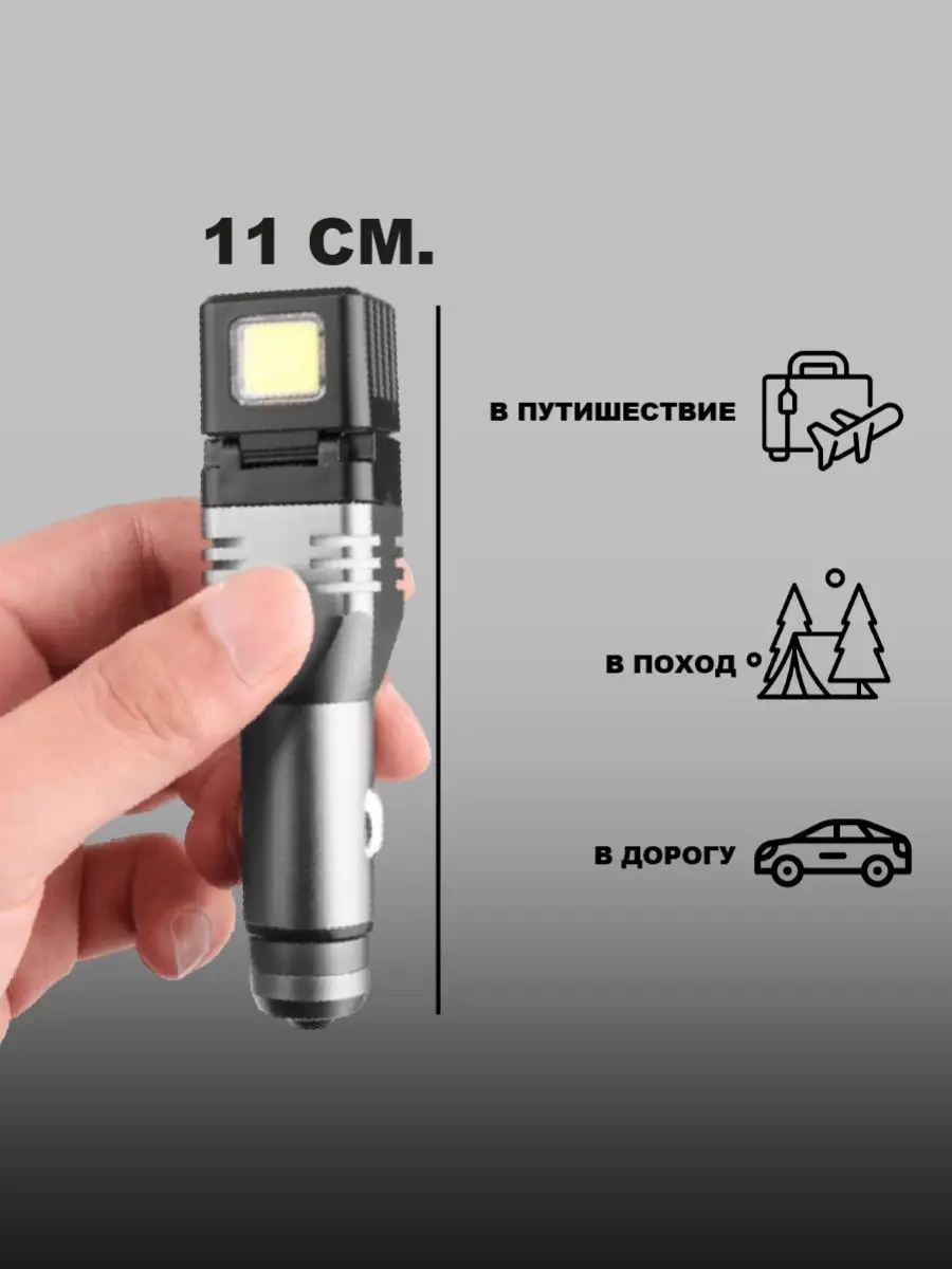 ImTun Мини-фонарь для автомобиля, розетка для прикуривателя