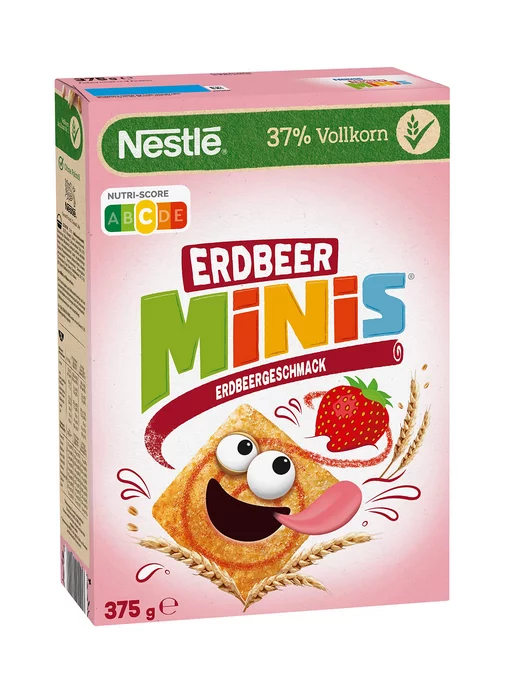 Nestle Хлопья готовый сухой завтрак Cini Minis Strawberry Cinnamon, вариант, фото 2