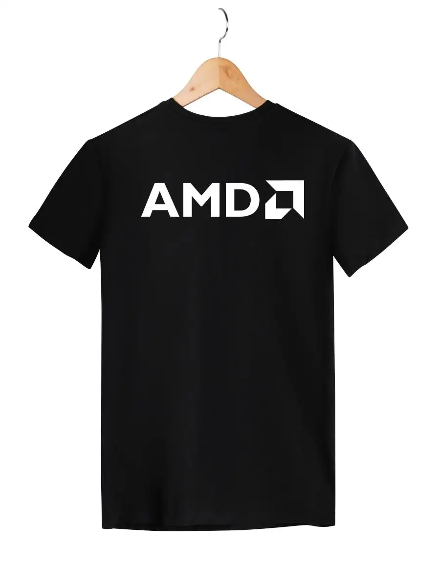 футболка с принтом amd амд Unique goods 160300754 купить за 912 ₽ в  интернет-магазине Wildberries