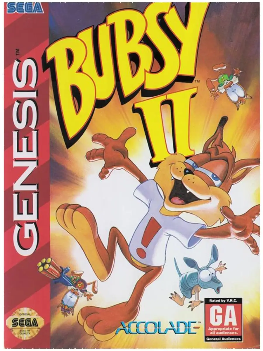 Игра Sega: Bubsy 2 БРУТАЛИТИ 160304620 купить за 522 ₽ в интернет-магазине  Wildberries