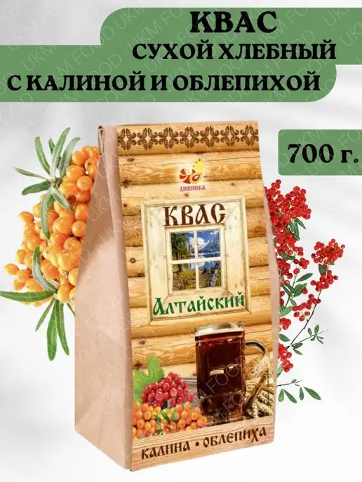 UKM FOOD Квас сухой хлебный Алтайский, 700 гр, 700 г, фото 2