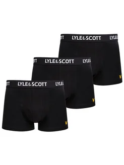 Трусы транки хлопковые набор 3 шт Lyle & Scott 160322284 купить за 3 311 ₽ в интернет-магазине Wildberries