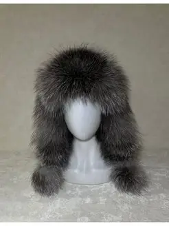 Шапка-ушанка серая butik furs 160330381 купить за 3 822 ₽ в интернет-магазине Wildberries