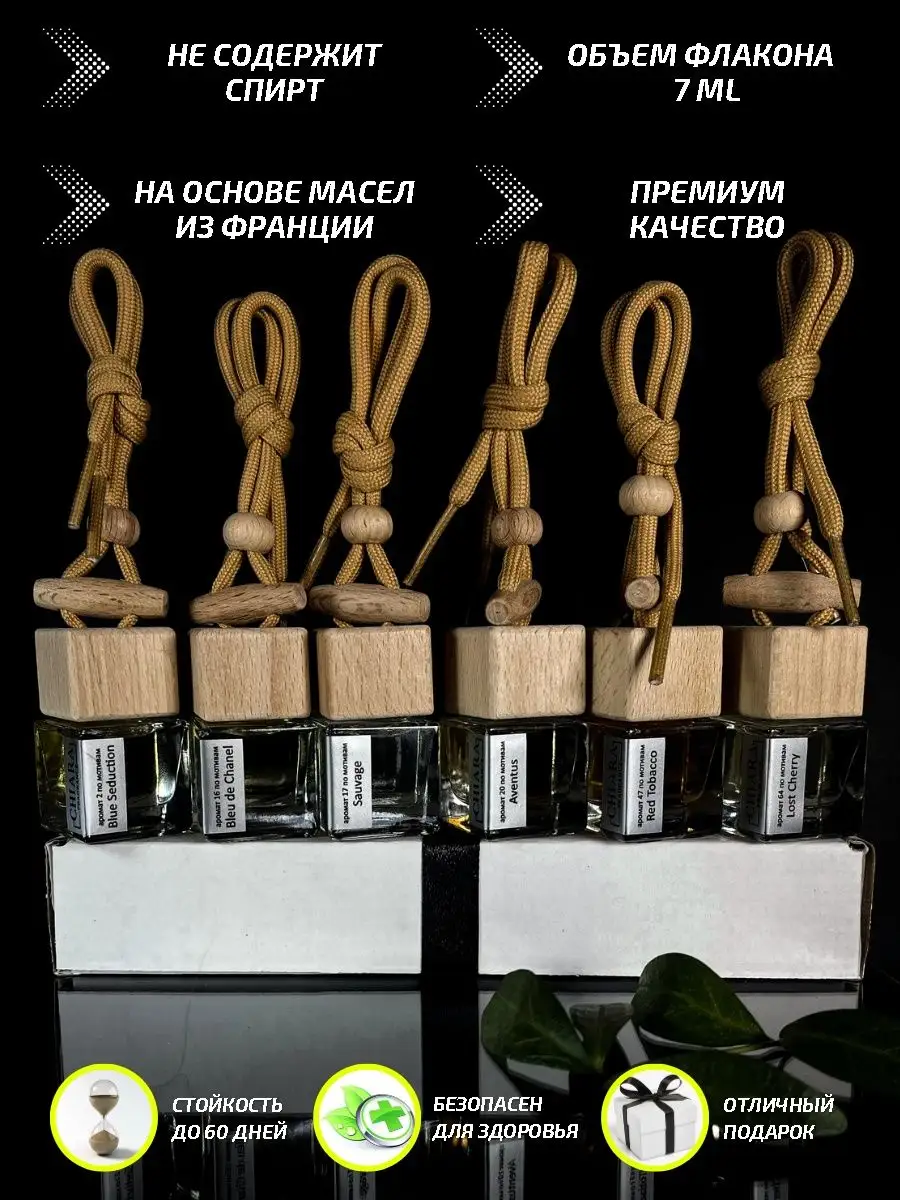 Подарочный набор ароматизаторов в машину Chiara fragrance 160354999 купить  за 1 457 ₽ в интернет-магазине Wildberries