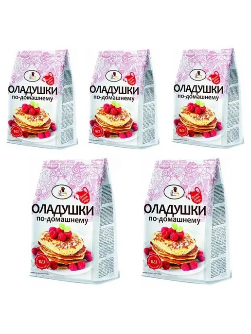 ДолСпорт Смесь для выпечки Оладушки по-домашнему 300 г-5шт, 300 г, 5 шт, фото 2