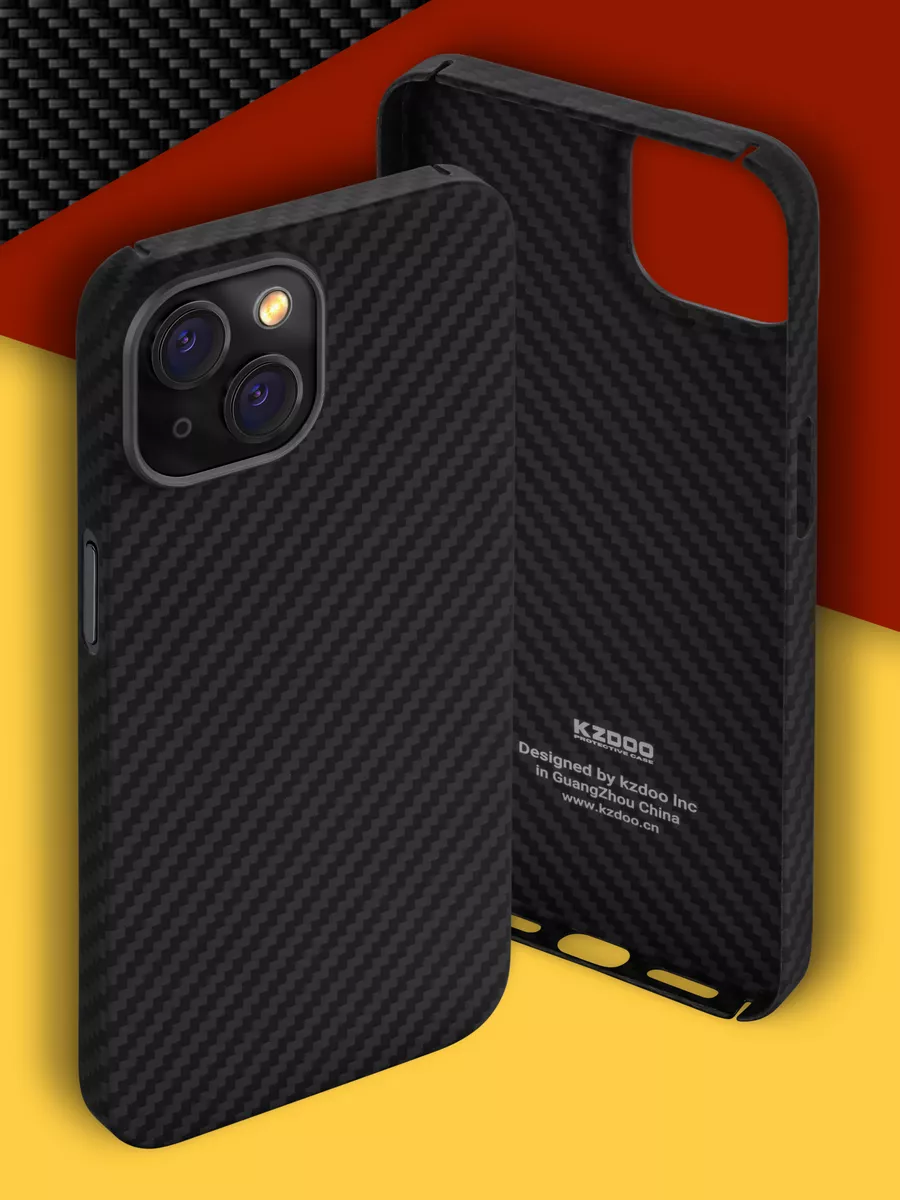 Чехол для iPhone 13 Kevlar Carbon K-Doo Premium Аксессуары KASVA 160381452  купить за 2 210 ₽ в интернет-магазине Wildberries