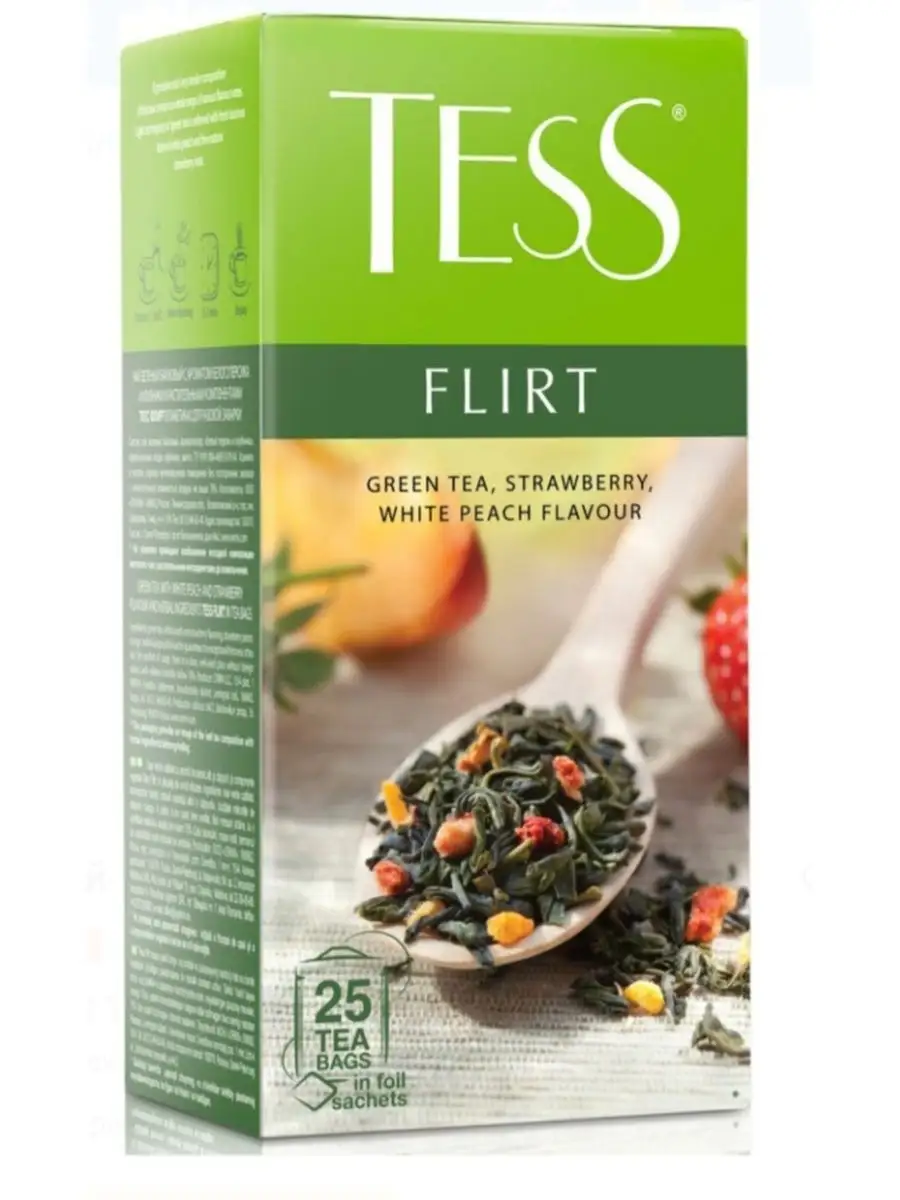 Чай зелёный Flirt TESS 160382214 купить за 324 ₽ в интернет-магазине  Wildberries