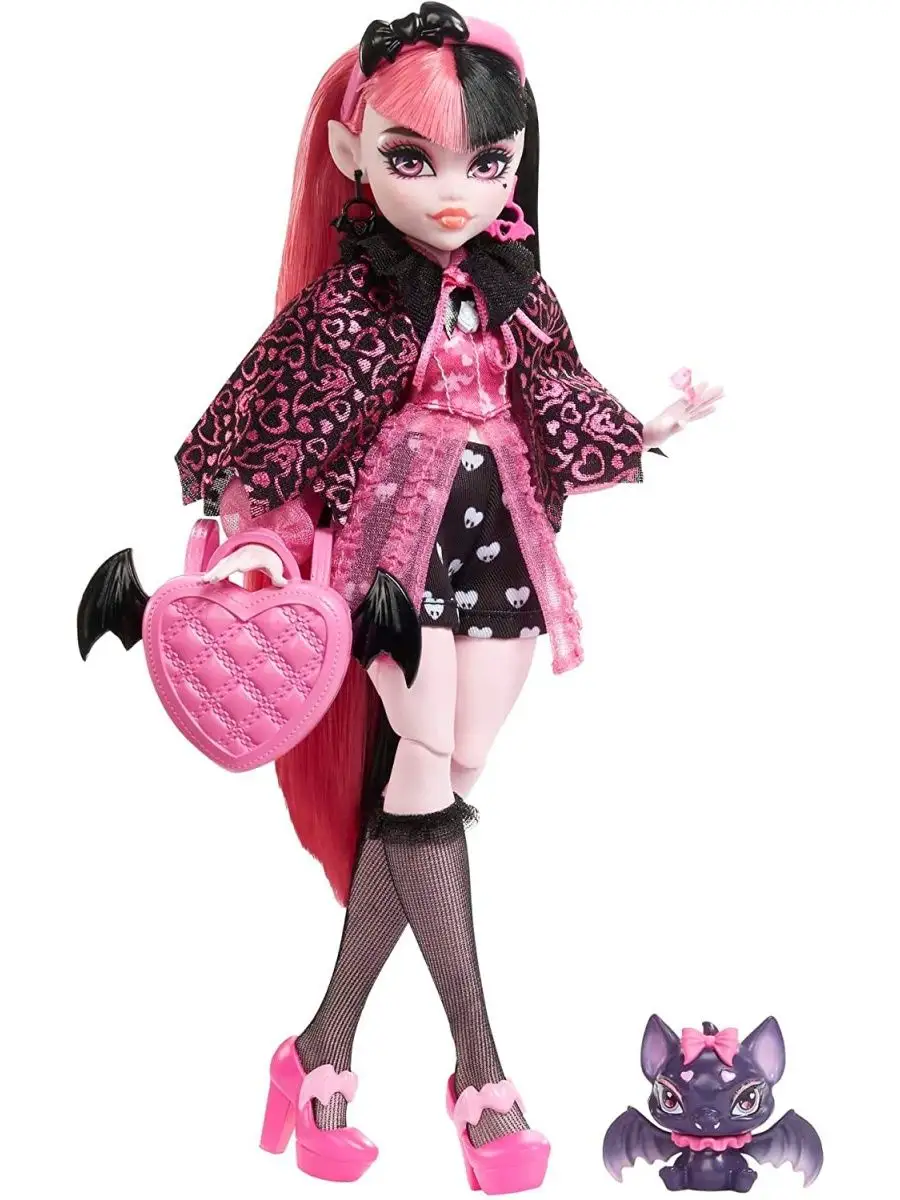 Кукла Монстр Хай Дракулаура Monster High Draculaura HHK51 Monster High  160405864 купить за 4 245 ₽ в интернет-магазине Wildberries