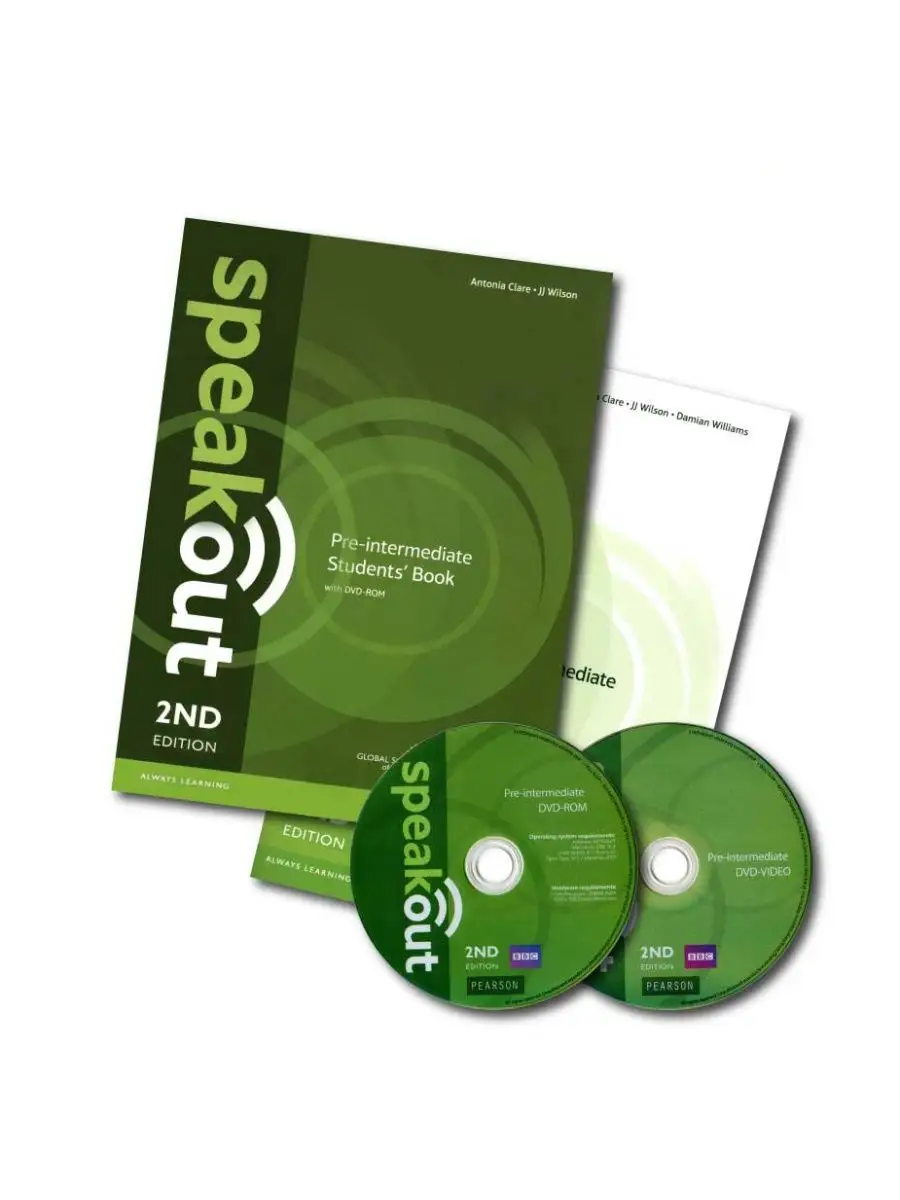 Speakout Pre-Intermediate Students Book and Workbook+CD Pearson 160414710  купить за 1 319 ₽ в интернет-магазине Wildberries