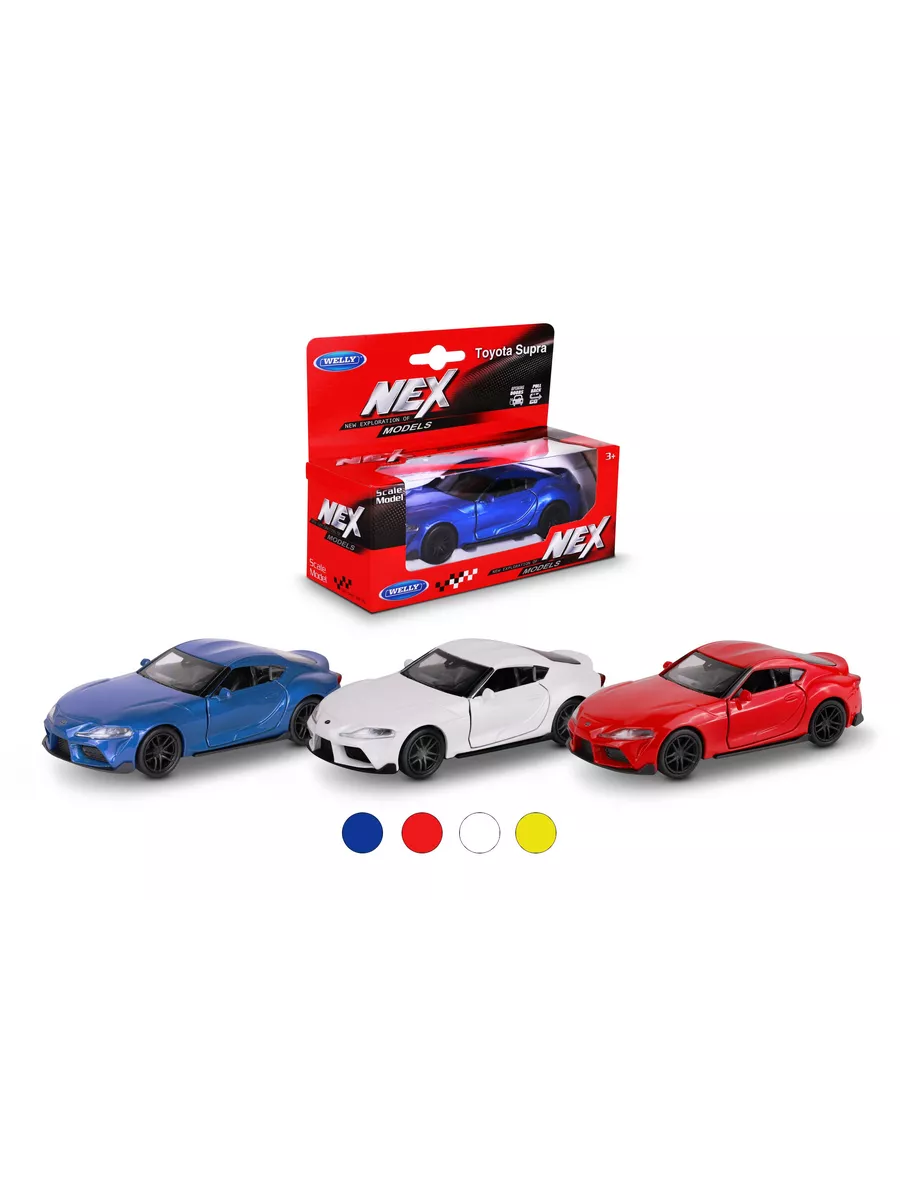 Машинка TOYOTA SUPRA V (A90) / 1:38 / цвет в ассортименте WELLY 160434169  купить за 687 ₽ в интернет-магазине Wildberries