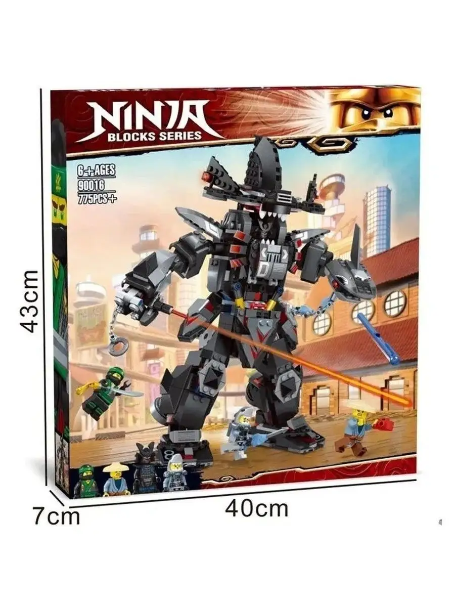 Конструктор набор Ninja Робот-великан Гармадона аналог LEGO Конструируй и  Собирай 160439226 купить за 3 271 ₽ в интернет-магазине Wildberries