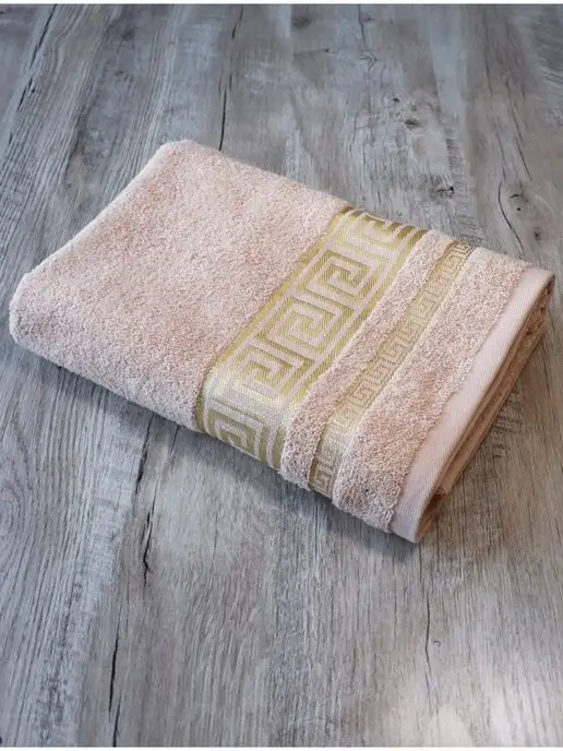 Letto Полотенце махровое банное 70х140 см в ванну и душ, хлопок, 70x140 см, фото 5