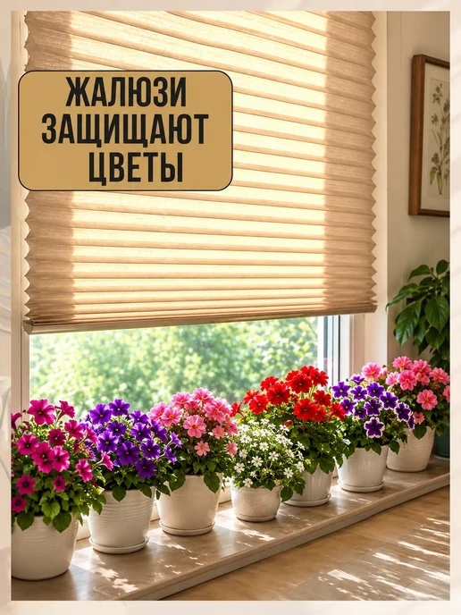 DecorLX Самоклеящиеся жалюзи плиссе без сверления 120 см, 2 шт, фото 8