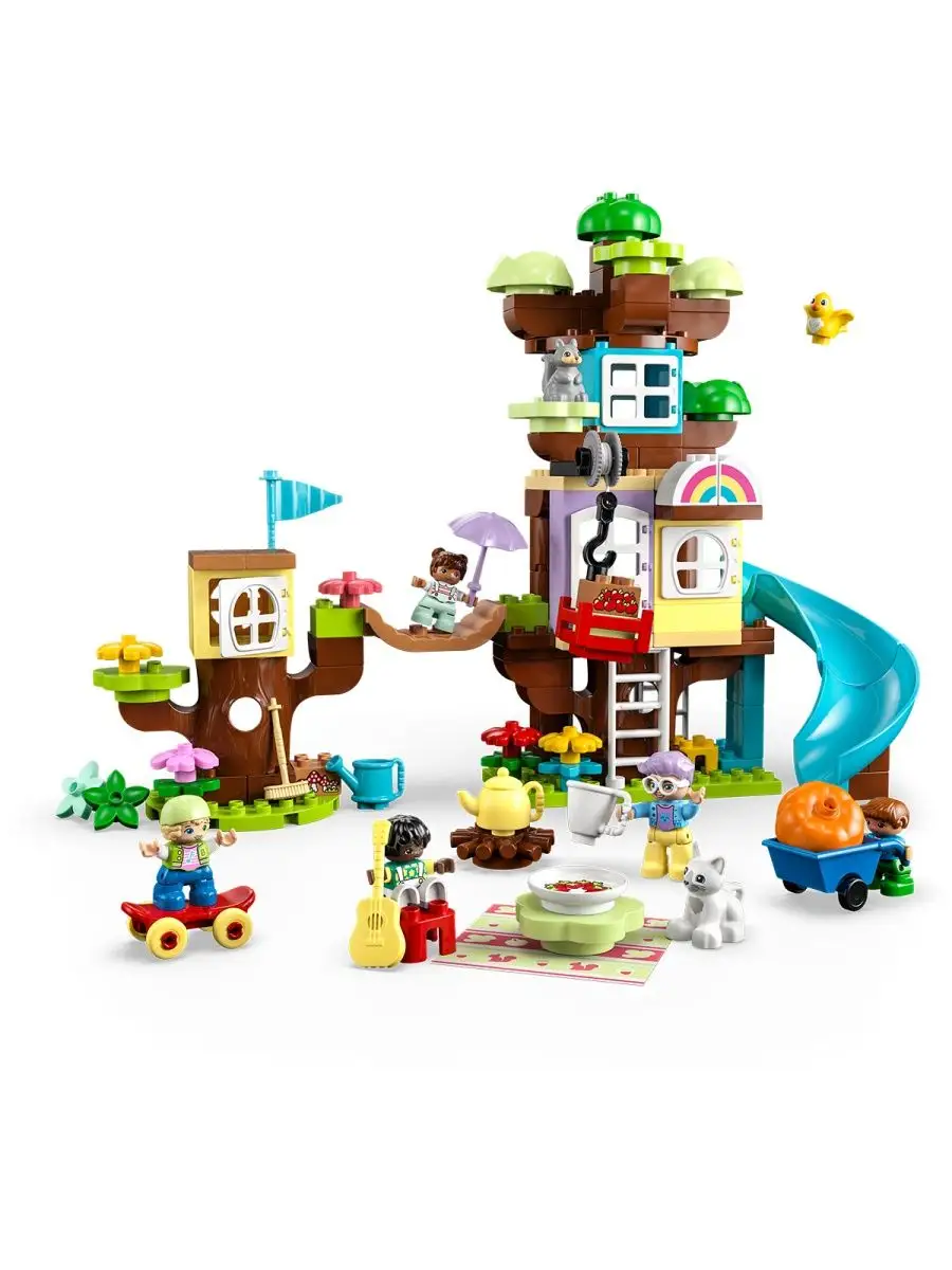 Конструктор Duplo 10993 Домик на дереве 3 в 1 LEGO 160467741 купить в  интернет-магазине Wildberries