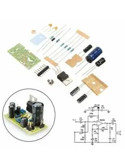 Набор для пайки "Аудио усилитель мощности 1x18Вт" 9V.ru 160473984 купить за 274 ₽ в интернет-магазине Wildberries