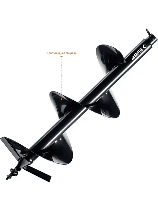 ЗУБР Шнек для мотобуров, грунт, d=250 мм, однозаходный 7051-25, d 250 7051-25, фото 3