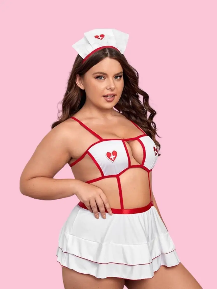 Эротический ролевой секс костюм медсестры plus size 18+ + BE NYMPHO  160493398 купить за 771 ₽ в интернет-магазине Wildberries