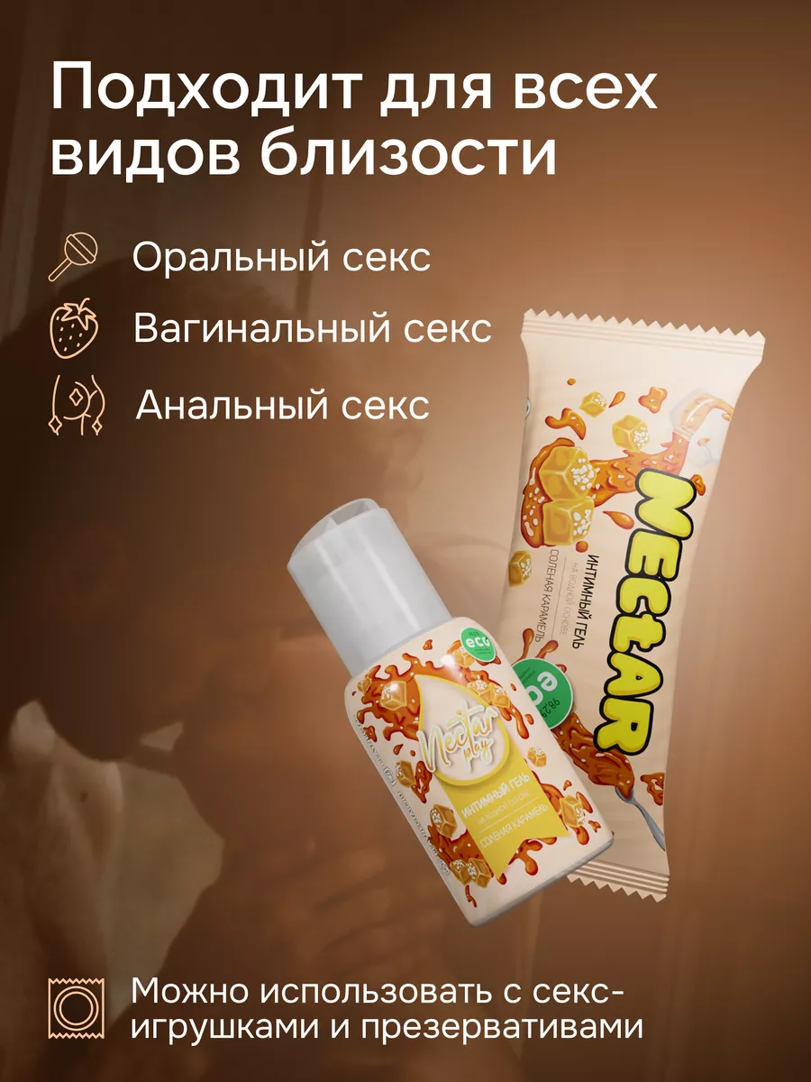 Интимная смазка на водной основе для взрослых, лубрикант PLAY NECTAR  160514409 купить за 107 ₽ в интернет-магазине Wildberries