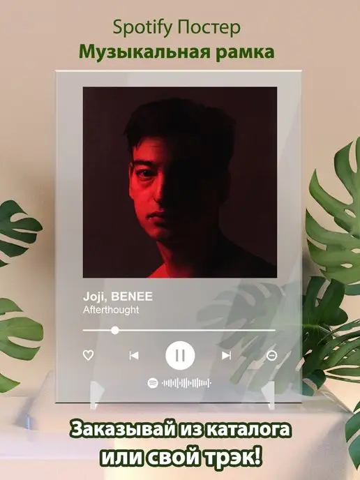 Arthata-spotify постер Спотифай постер Постер Joji BENEE. Картина Joji BENEE - Afterthought