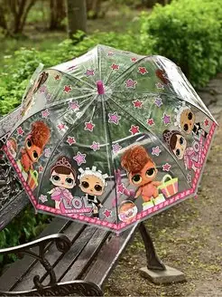 Зонт детский прозрачный для девочки кукла лол lol rain-proof umbrella 160537247 купить за 431 ₽ в интернет-магазине Wildberries