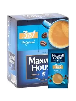 Кофе растворимый 3в1 Максвелл Хаус 12 пакетиков Maxwell House 160546164 купить за 220 ₽ в интернет-магазине Wildberries