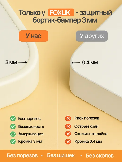 FOXLIK Полочка настенная книжная в детскую Монтессори мебель, белый, фото 3