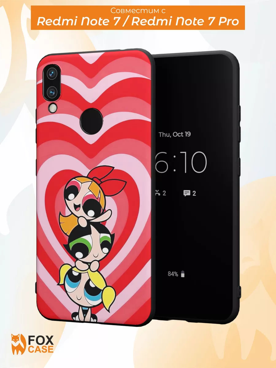 Чехол на Xiaomi Redmi Note 7 с милым принтом Fox Case 160589750 купить за  410 ? в интернет-магазине Wildberries