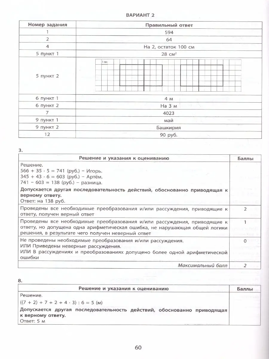 ВПР Математика 4 класс. 10 вариантов итоговых работ Интеллект-Центр  160636194 купить за 262 ₽ в интернет-магазине Wildberries