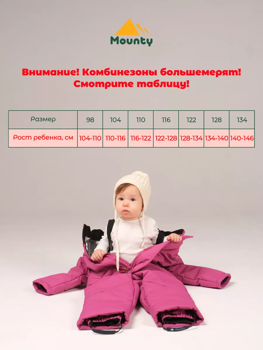 Таблица размеров детской одежды