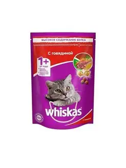 для кошек говядина подушечки с паштетом аппетитный обед 800г Whiskas 160682148 купить за 425 ₽ в интернет-магазине Wildberries