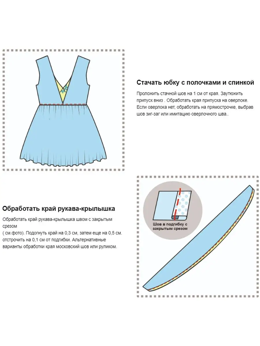 Выкройка платья для девочек