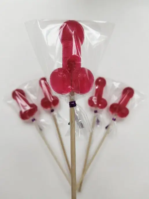 ArtCaramel Леденцы на палочке пенис 18+ черные, розовый, фото 6