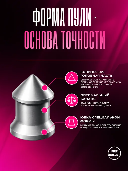 Люман Пули для пневматики Pointed Pellets 4.5 мм 0,57 500 шт, 500 шт, фото 4