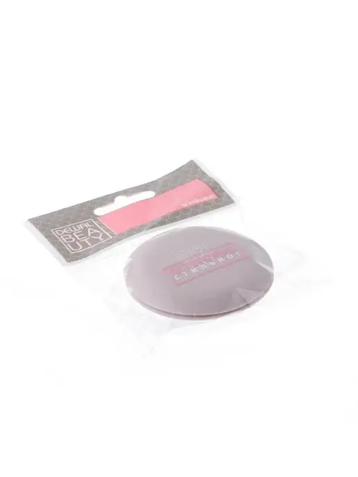 DEWAL BEAUTY Зеркало косметическое карманное складное, бежевый, фото 3