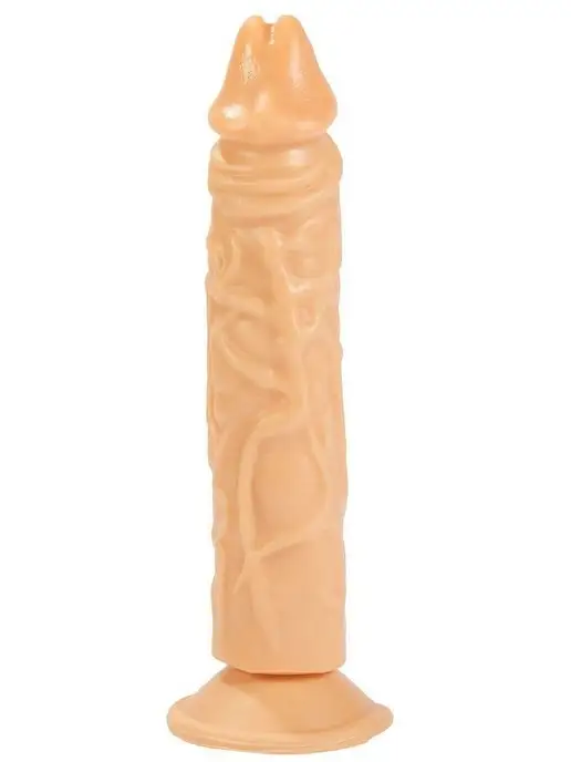 ToyForFun Фаллоимитатор на присоске 21.5см, бежевый, фото 2
