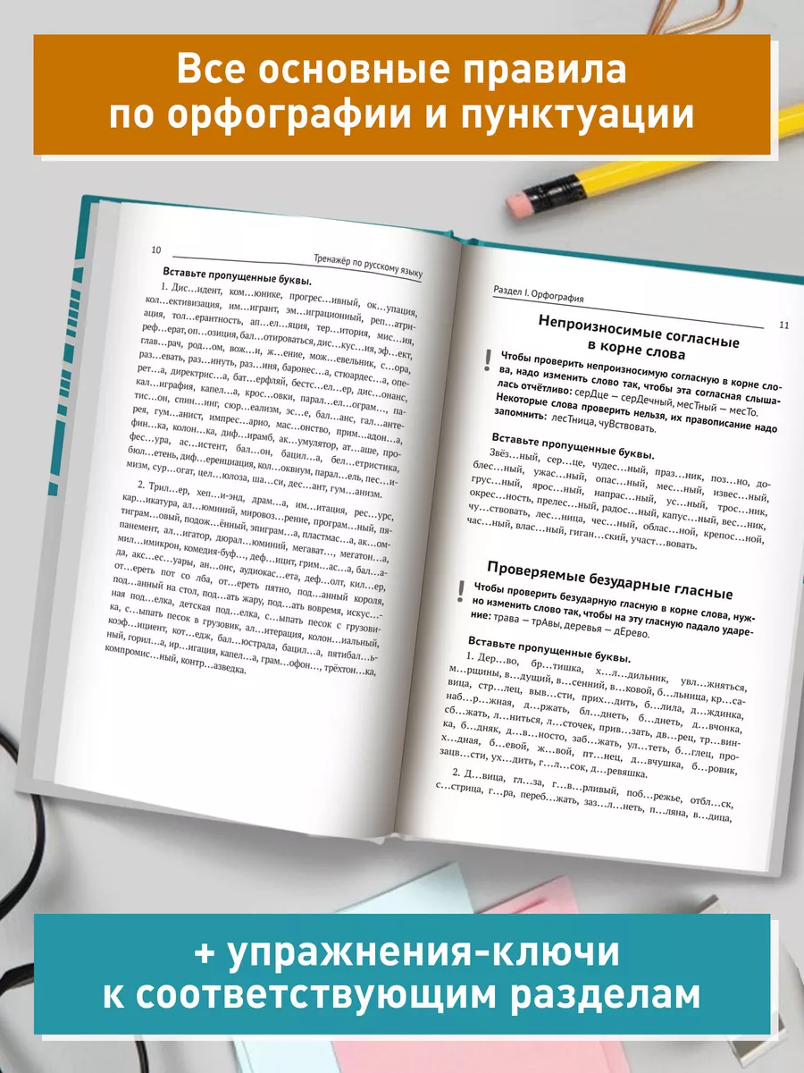 Тренажер по русскому языку. Орфография. Пунктуация. Орфоэпия Издательство  Феникс 160810459 купить за 444 ₽ в интернет-магазине Wildberries
