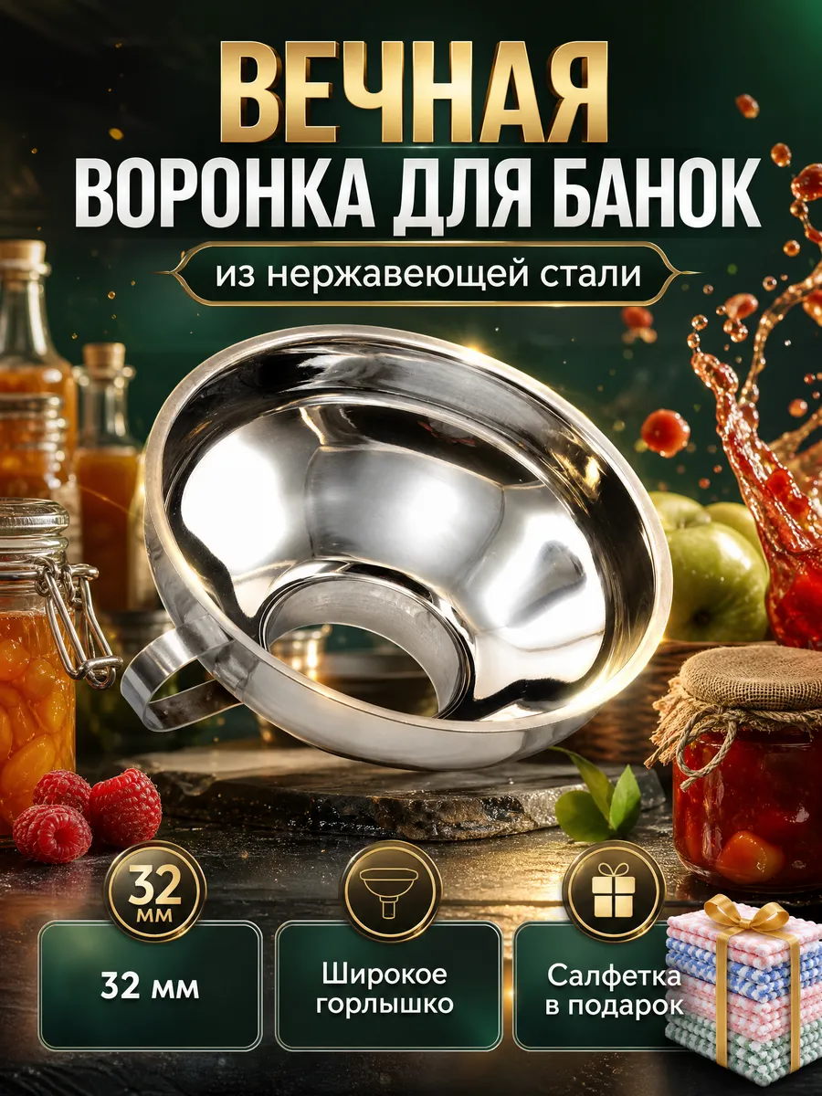 Воронка из нержавеющей стали