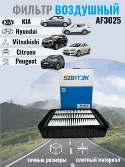 Фильтр воздушный AF3025 MITSUBISHI SIBTEK 160828657 купить за 306 ₽ в интернет-магазине Wildberries