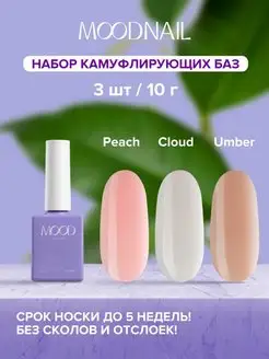 Набор камуфлирующих баз MOODNAIL 160925571 купить за 722 ₽ в интернет-магазине Wildberries