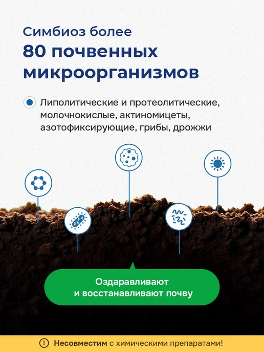 Sez5nov Бактерии для септика подстилки выгребных ям дачных туалетов, 1 л, фото 6