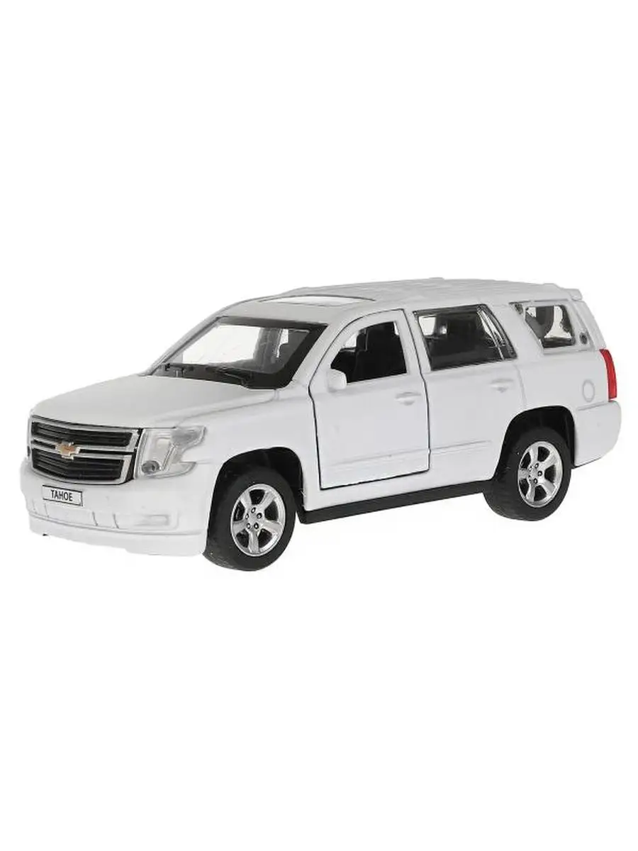 Машинка Chevrolet Tahoe, белая матовая ТАНОЕ-12FIL-WН Технопарк 160937599  купить за 604 ₽ в интернет-магазине Wildberries