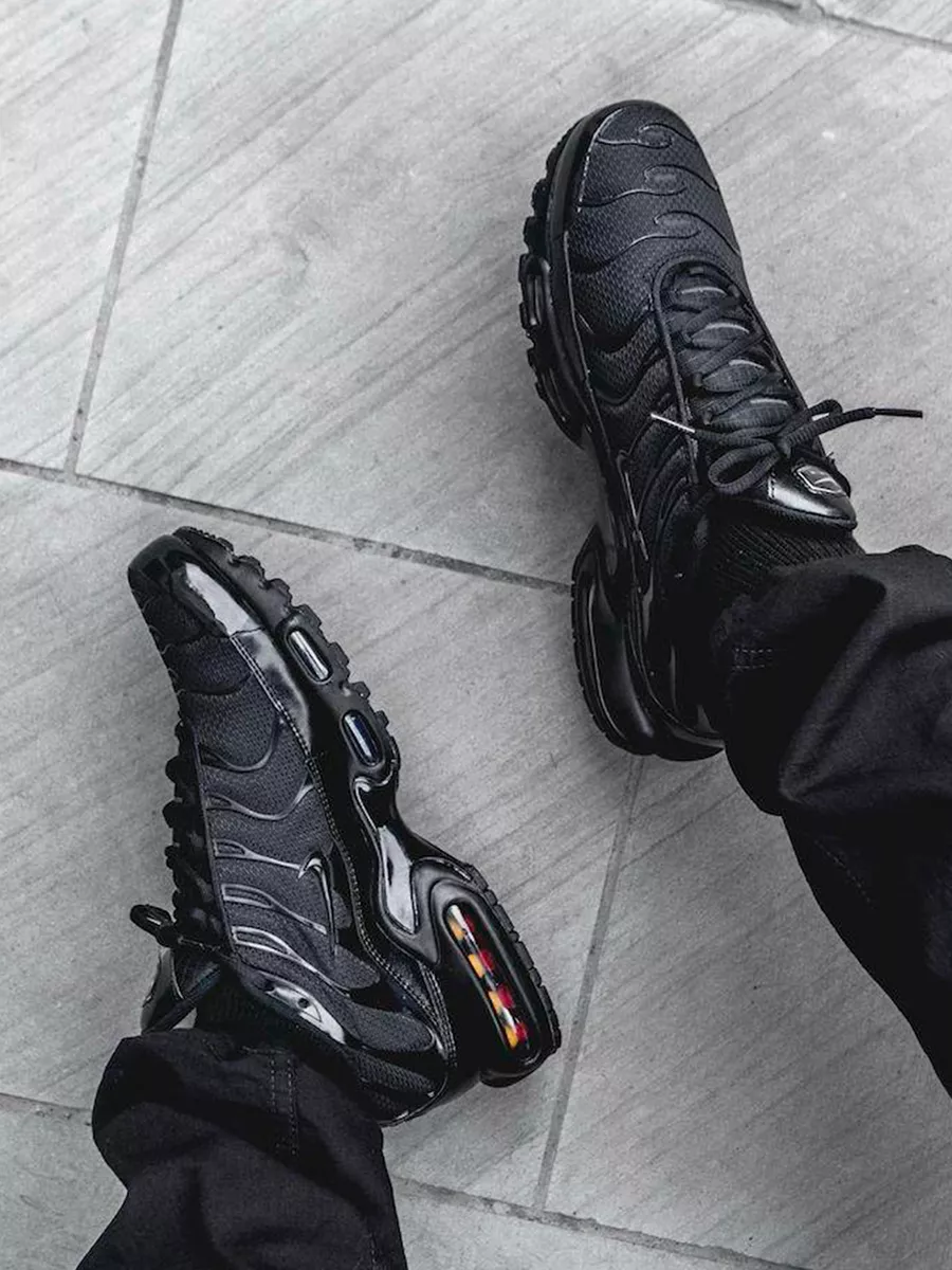 Nike air max plus tn 6 black and clearance white