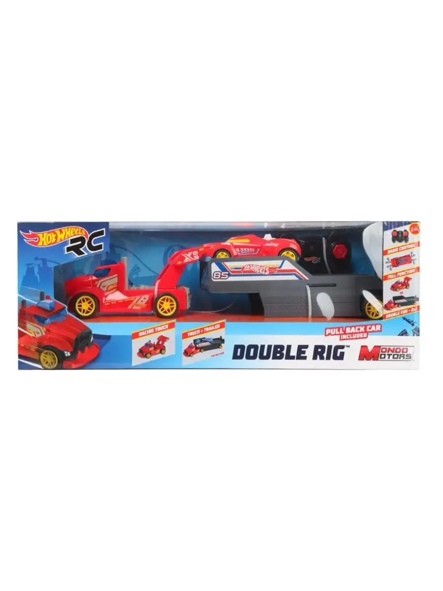 Машина РУ Double Rig Truck Hot Wheels 160942072 купить за 3 988 ₽ в  интернет-магазине Wildberries