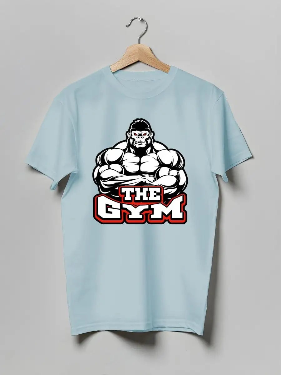 Футболка Жим Гири Спортзал Качок The gym Горилла Nuobi my Style 160953722  купить за 1 070 ₽ в интернет-магазине Wildberries