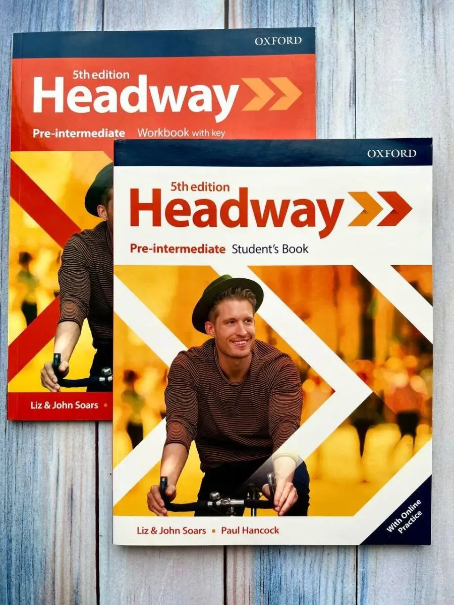 Headway 5th ed Pre-Intermediate StudentsBook+Workbook+диск Premium Books  160956514 купить за 946 ₽ в интернет-магазине Wildberries