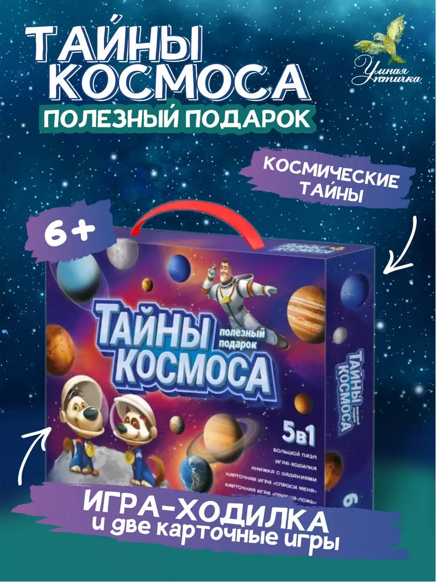 Полезный подарок Тайны космоса 5 в 1 ГЕОДОМ 161013033 купить в  интернет-магазине Wildberries