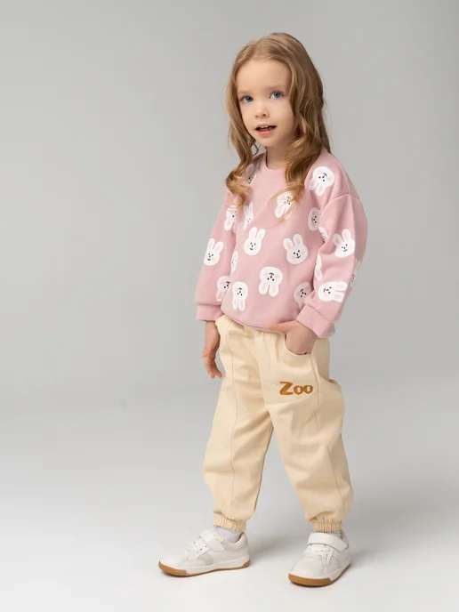 ADIKUDI KIDS Костюм со штанами и кофтой, белый, фото 2